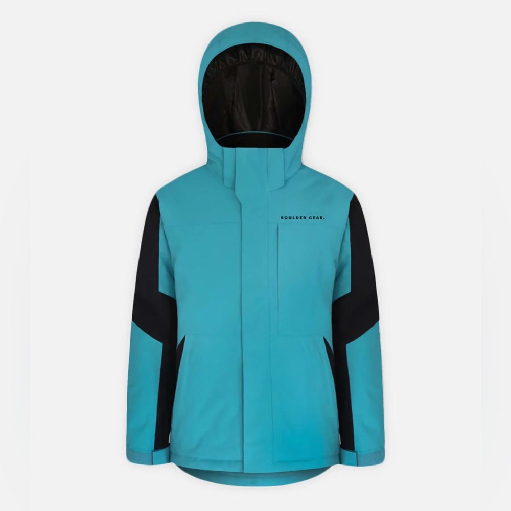 Boulder Gear Boys Ski Cody Jacket in Pagoda Size M NWT Full Zip Hooded Winter